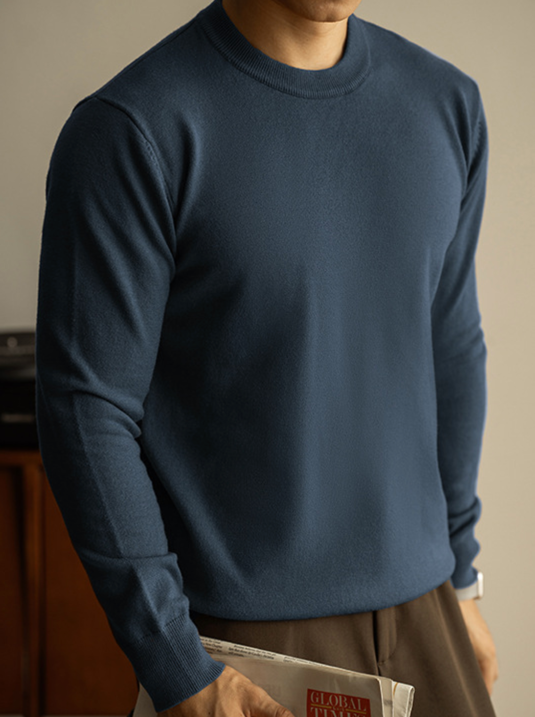 Herren Pullover | Slimfit | Rundhals | Frühling