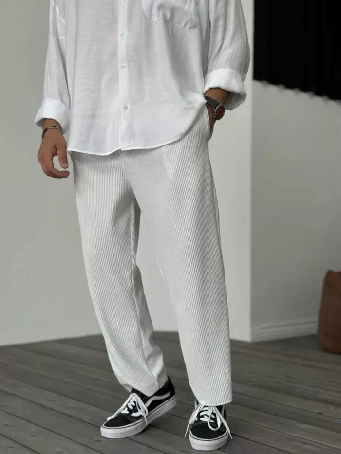 Herren Hosen | Straight | Elastischer Bund | Frühling