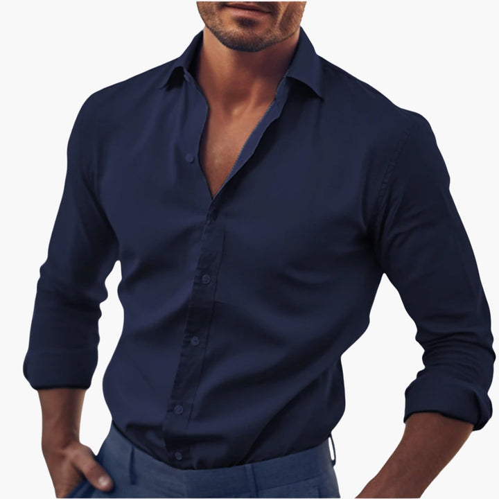 Herren Hemd | Slimfit | Mit Knöpfen | Sommer