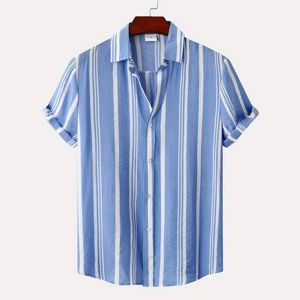 Herren Shirt | Vertikale Streifen | Zeitloser Stil | Sommer