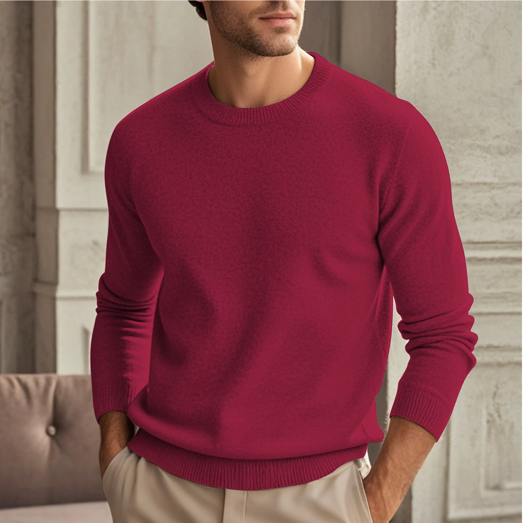 Herren Pullover | Slimfit | Rundhals | Frühling