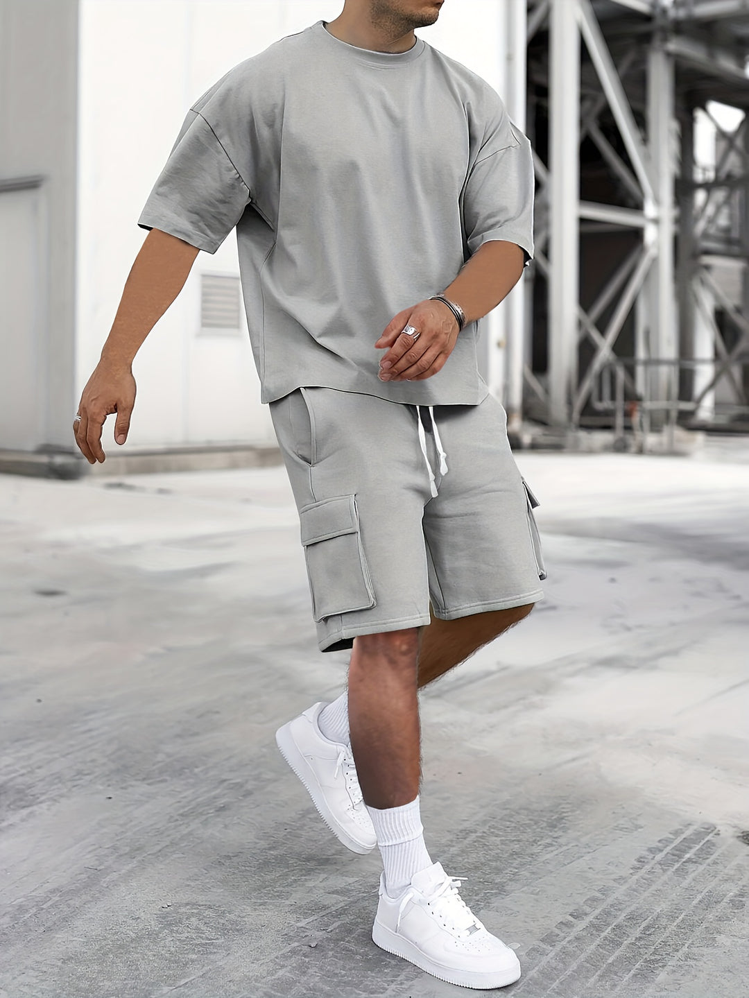 Herren Set | Oversized | Kurze Ärmel | Sommer