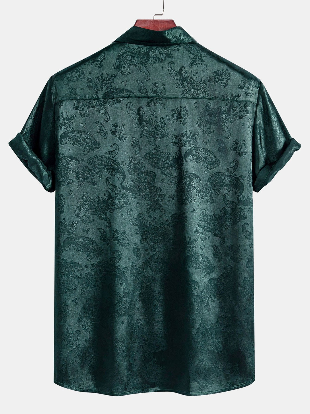 Herren Hemd | Paisley Design | Kurzarm Stil | Sommer