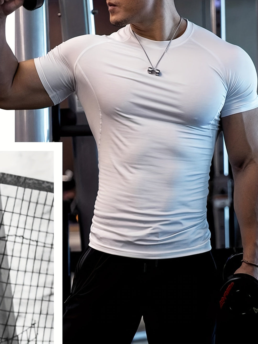 Herren Kompressionsshirt | Slim Fit | Kurzarm | Sommer