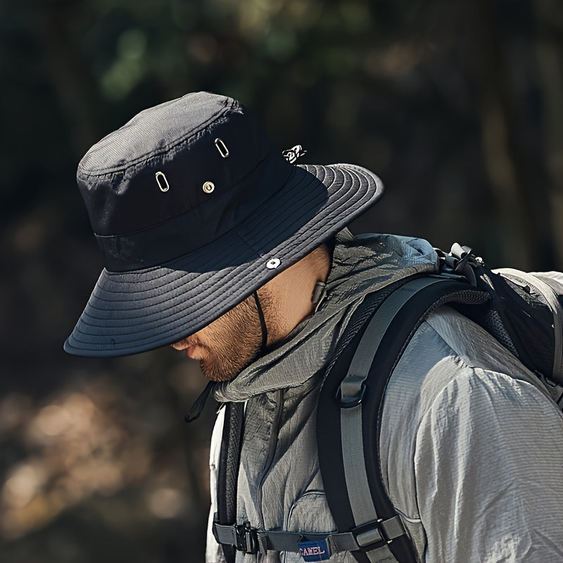 Herren Hut | Outdoor Funktional | Mit Kordelzug | Sommer