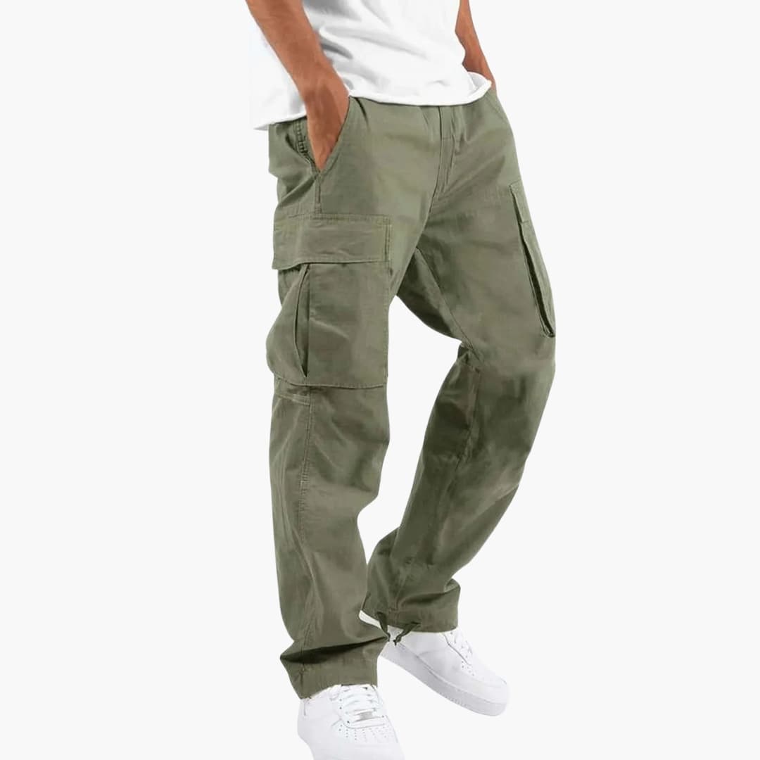 Herren Cargohose | Straight | Mit Taschen | Sommer