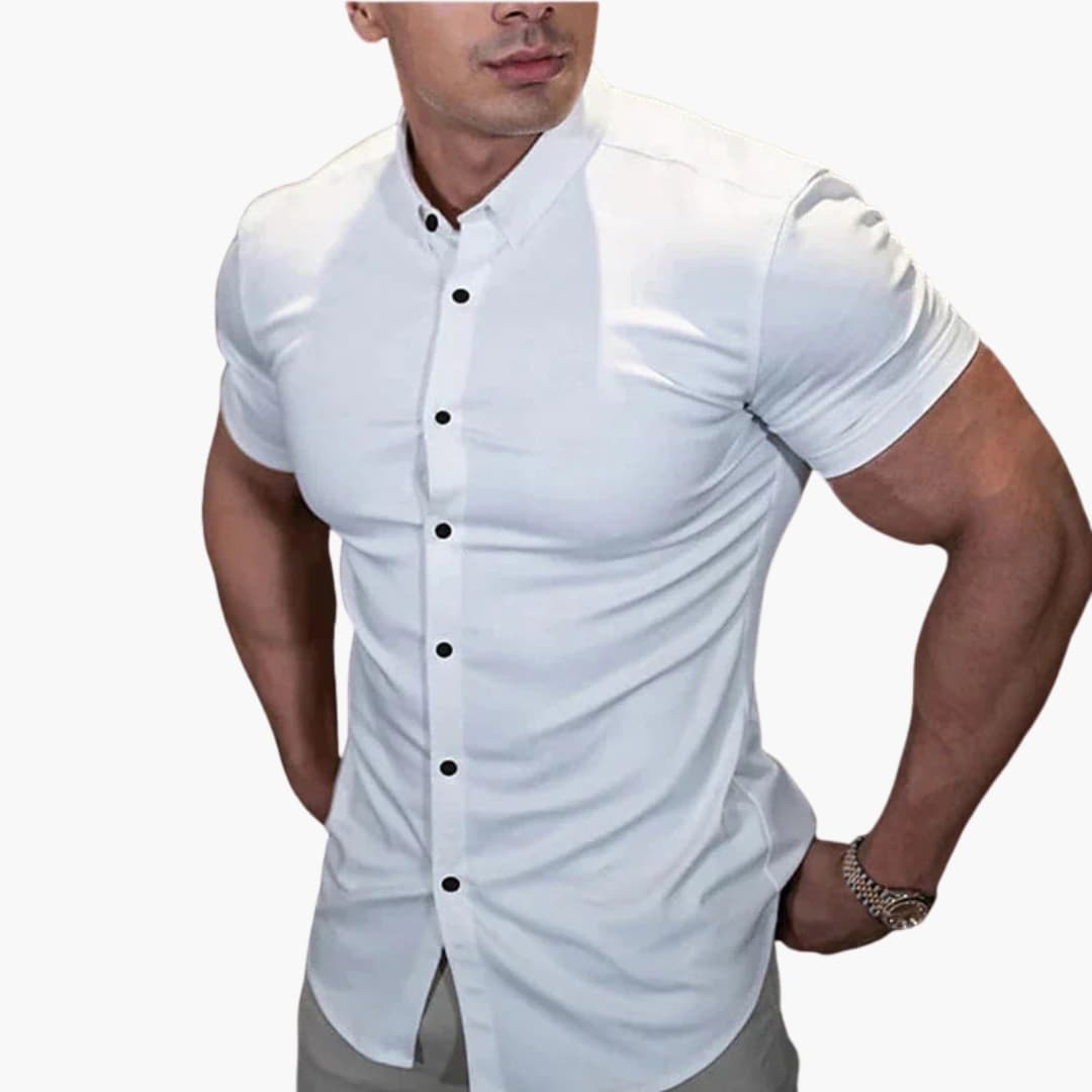 Herren Hemd | Slimfit | Kurzarm | Sommer