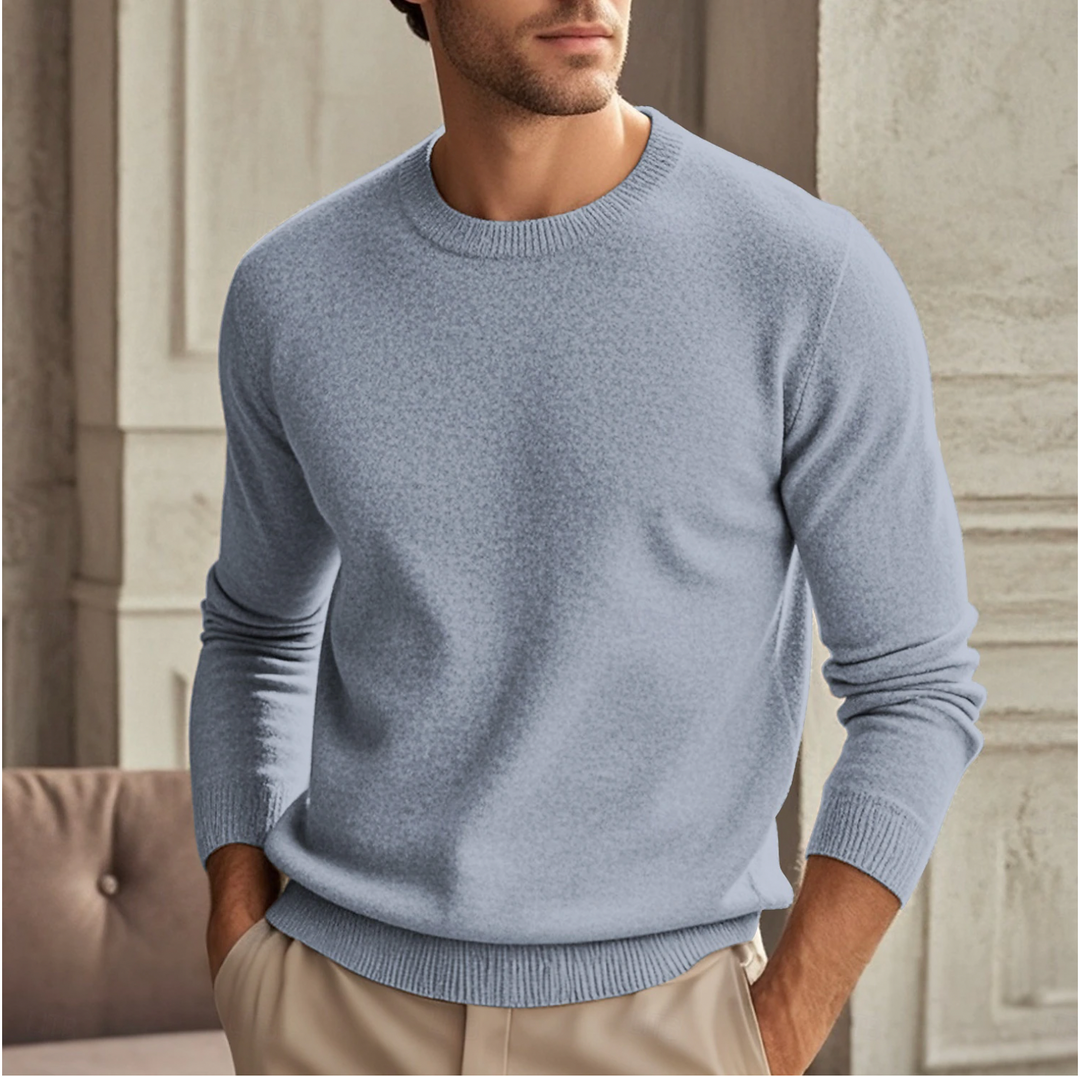 Herren Pullover | Slimfit | Rundhals | Frühling