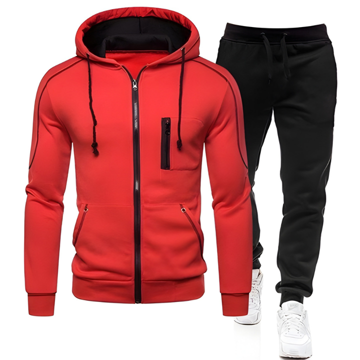 Herren Sportset | Trainingsanzug Zweiteilig | Warme Kleider