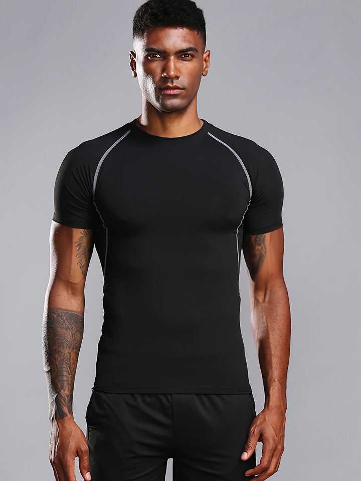 Herren Kompressionsshirt | Slim Fit | Kurzarm | Sommer