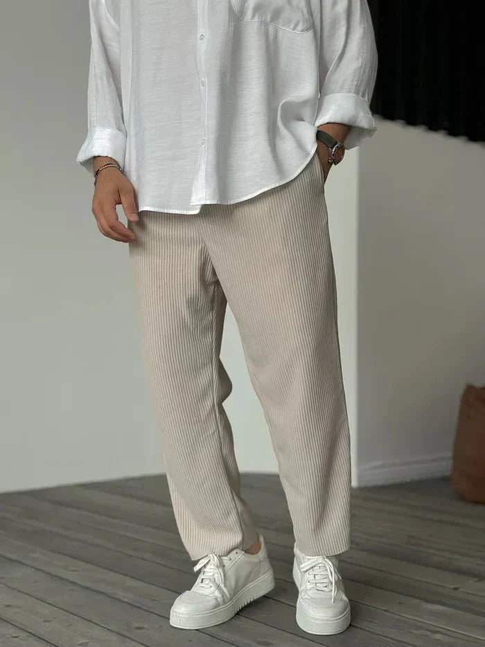 Herren Hosen | Straight | Elastischer Bund | Frühling