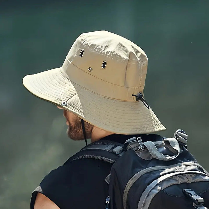 Herren Hut | Outdoor Funktional | Mit Kordelzug | Sommer