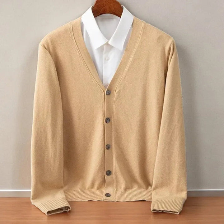 Cardigan Herren | Klassischer V Ausschnitt Stil | Elegant Kleider Look