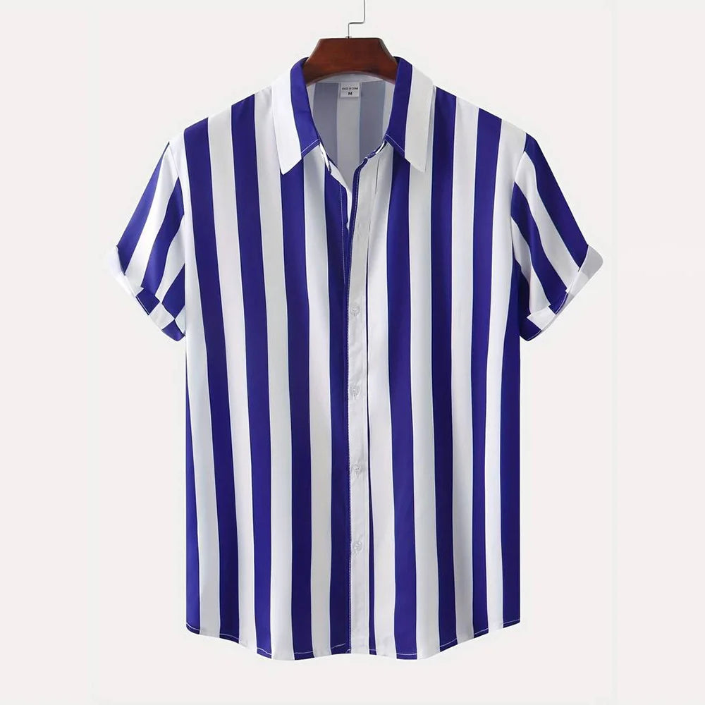 Herren Shirt | Vertikale Streifen | Zeitloser Stil | Sommer