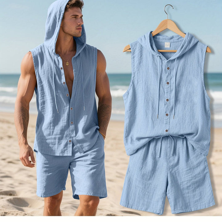 Herren Set | Elegant | Mit Kapuze | Sommer