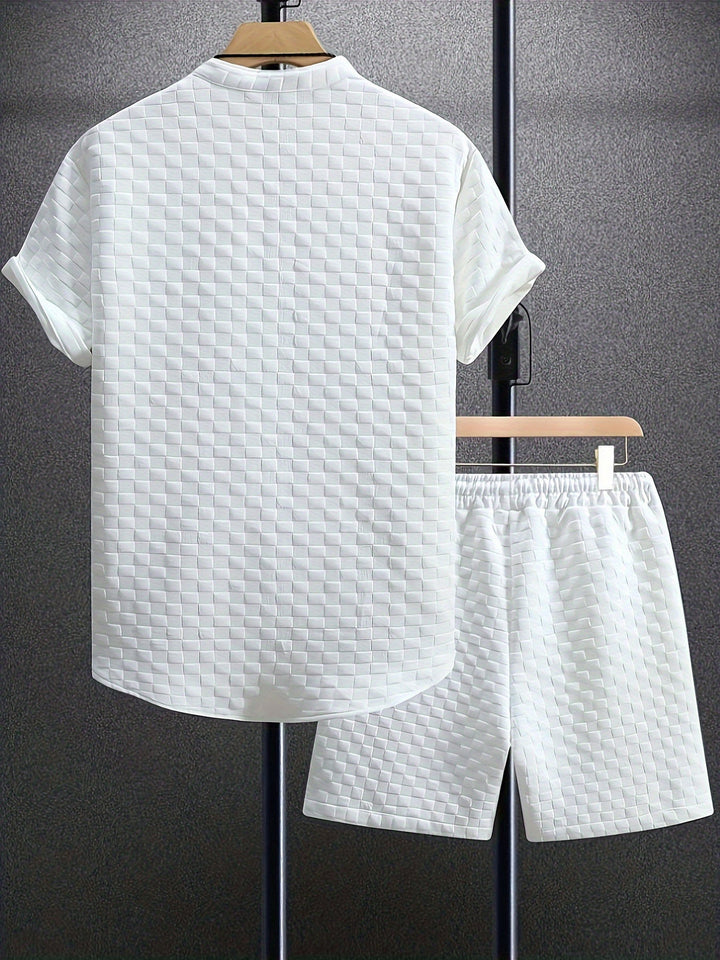 Herren Set | Casual Stil | Kurzarm Kombi | Relax Sommer