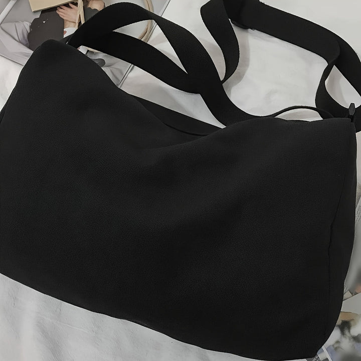 Herren Tasche | Oversized | Schultertasche Ohne Verschluss | Sommer