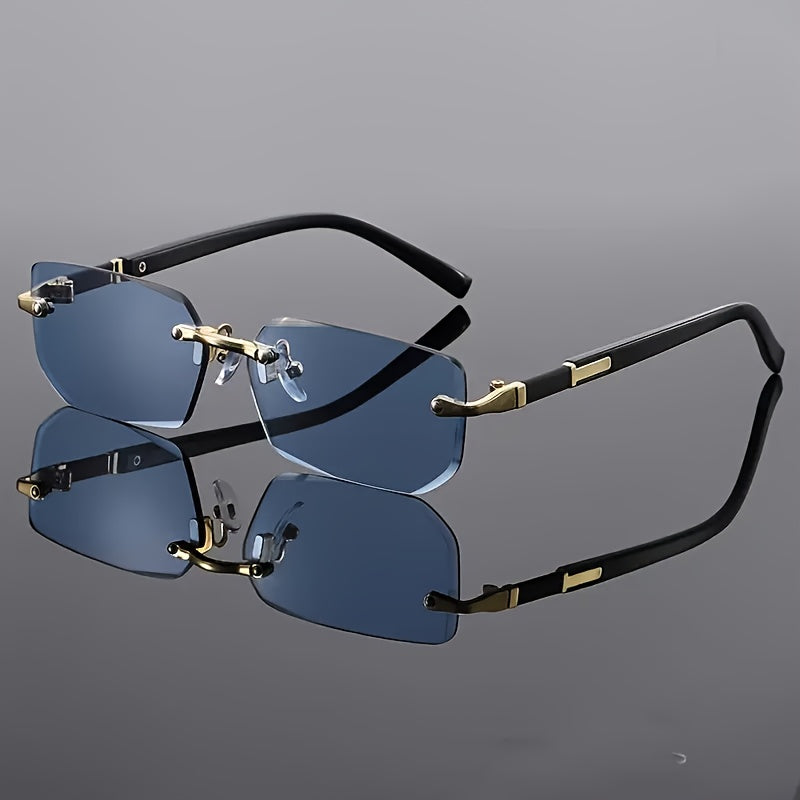 Herren Sonnenbrille | Retro | Ohne Rahmen | Sommer Minimal