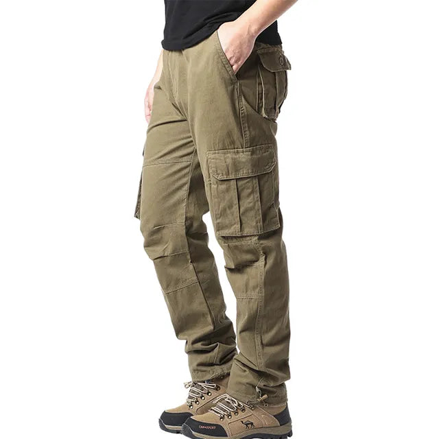 Herren Cargo Hose | Straight Stil | Mit Taschen | Outdoor Sommer