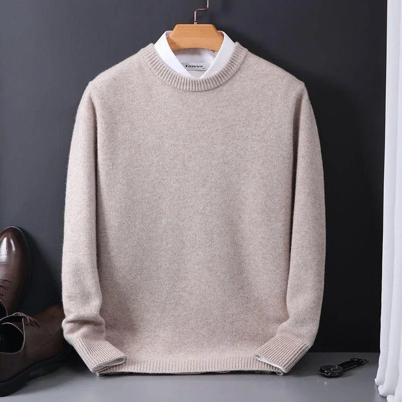 Pullover Herren | Kaschmir Pullover Style | Regular Fit Rundhals