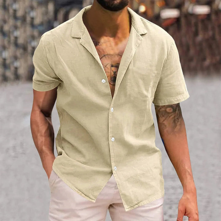 Herren Shirt | Slimfit | Mit Knöpfen | Sommer