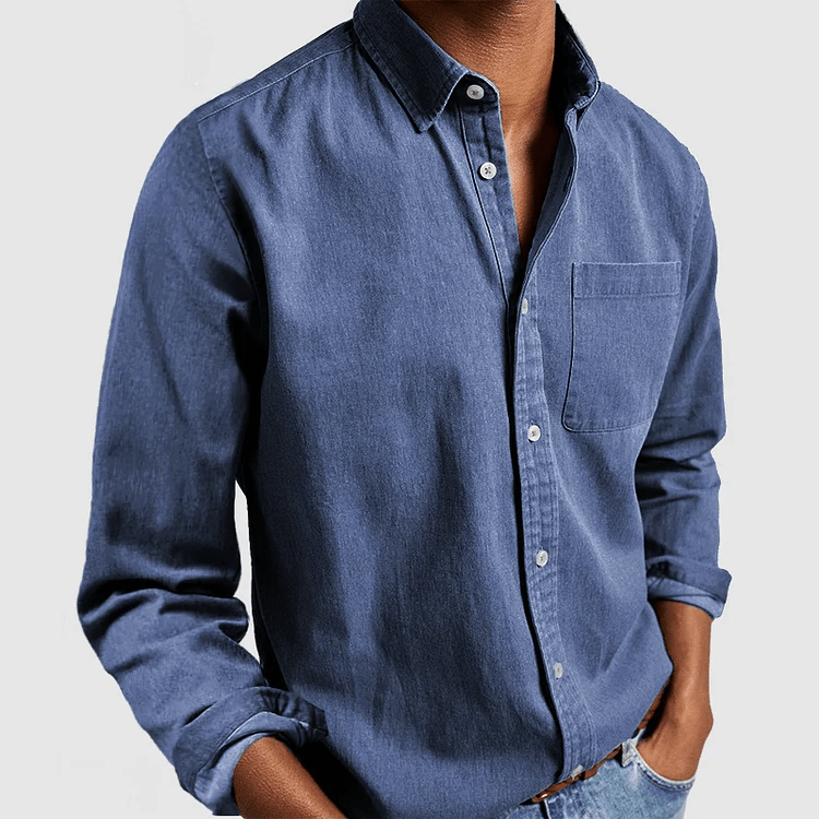 Herren Hemd | Casual Urban | Mit Knöpfen | Sommer