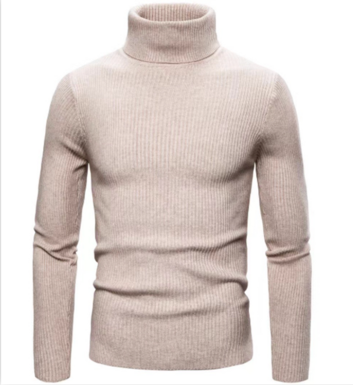 Rollkragenpullover Herren | Eleganter Pullover Herren | Schmale Passform