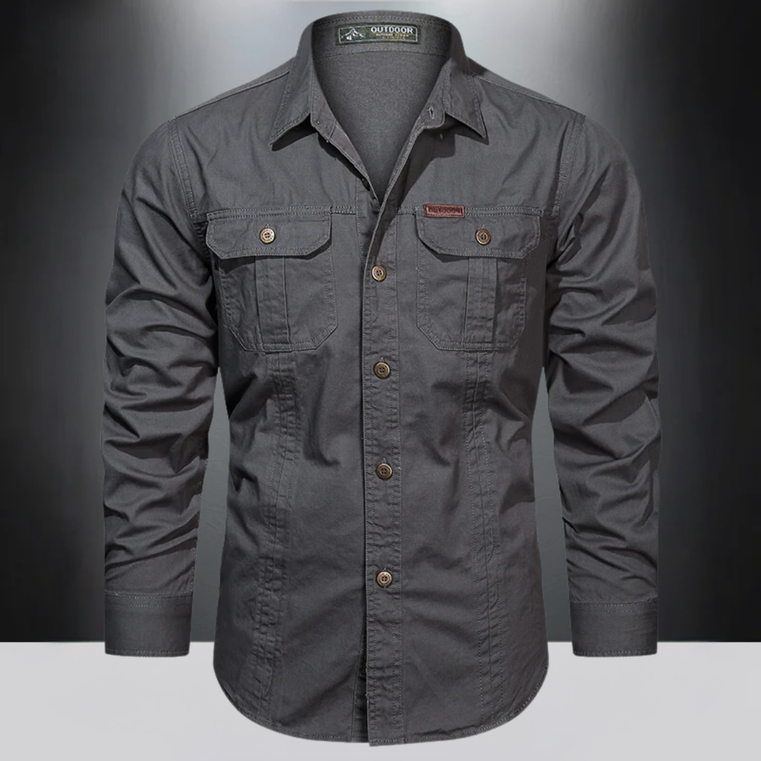 Herren Hemd | Straight Elegant | Mit Knöpfen | Sommer