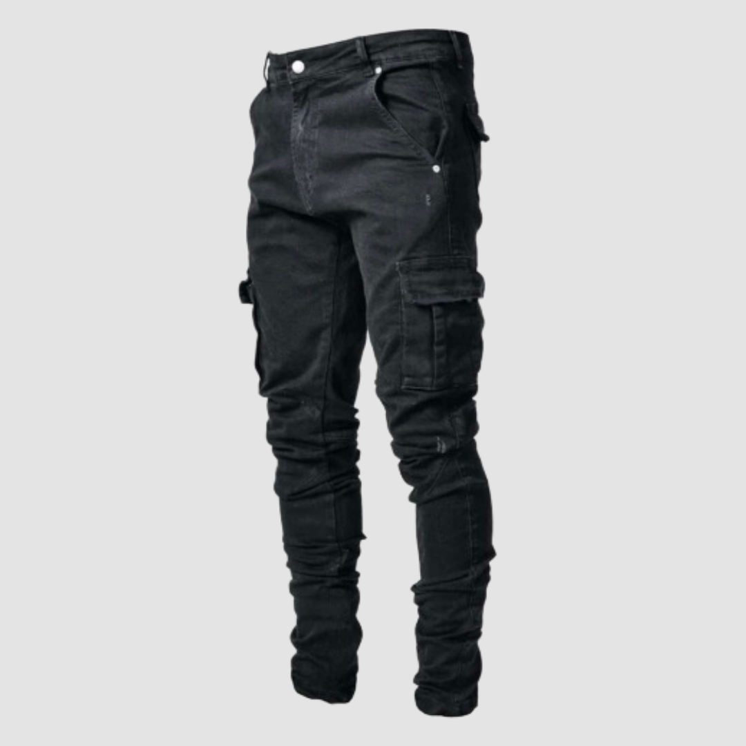 Herren Hose | Slimfit | Mit Knopfverschluss | Sommer