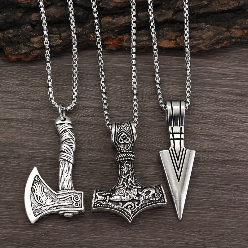 Herren Kette | Wikinger Stil | Mit Anhänger | Statement