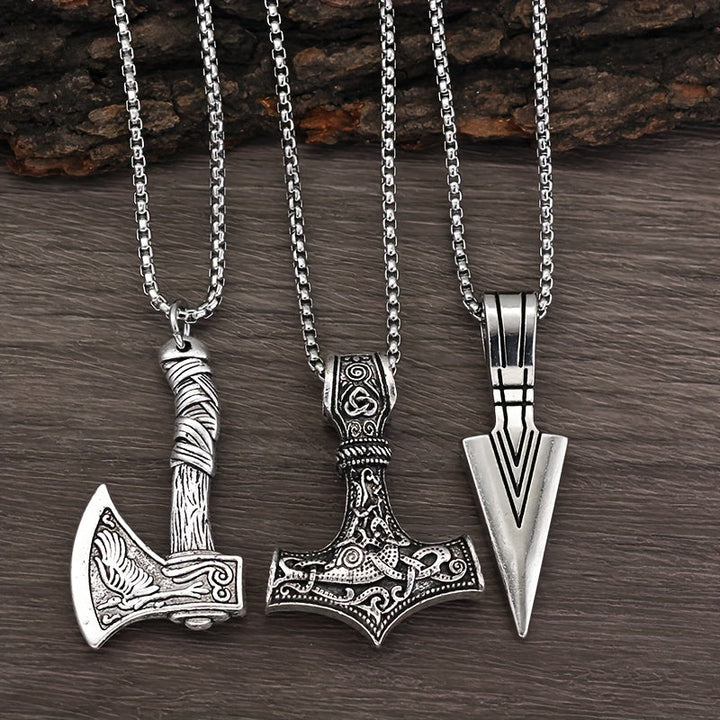 Herren Kette | Wikinger Stil | Mit Anhänger | Statement