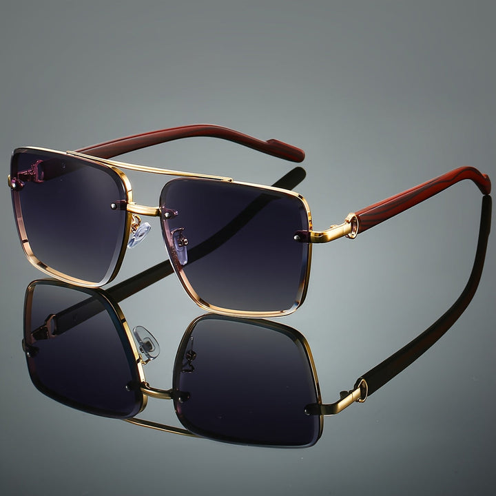 Herren Sonnenbrille | Elegant | Mit Bügel | Sommer Kantig