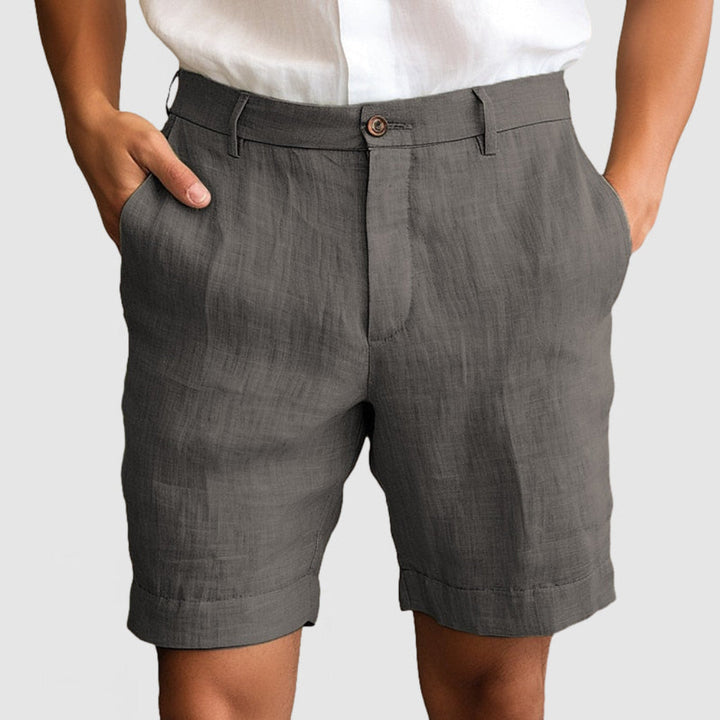 Herren Shorts | Straight | Mit Knopf | Sommer