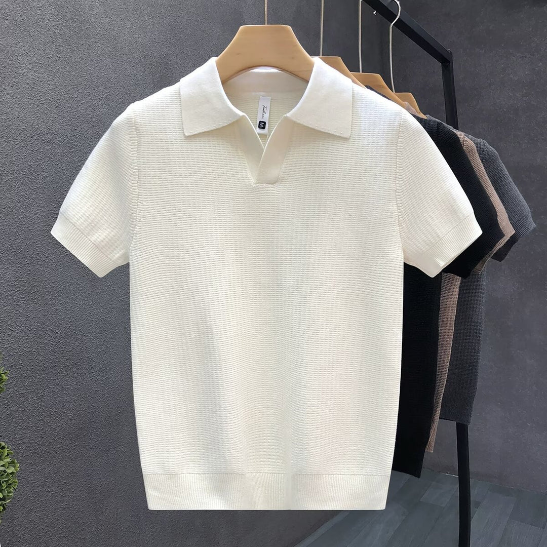 Herren Polo | Slimfit | Kurze Ärmel Knit | Sommer