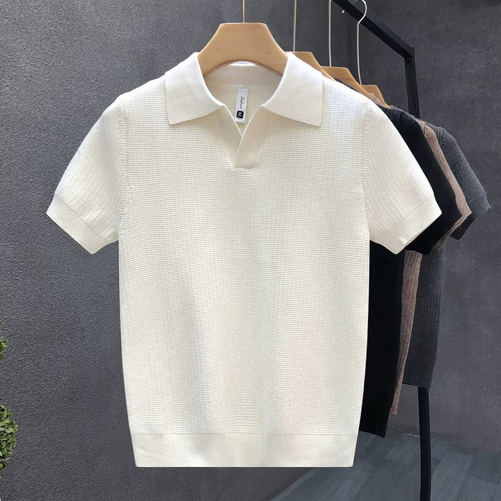 Herren Polo | Slimfit | Kurze Ärmel Knit | Sommer