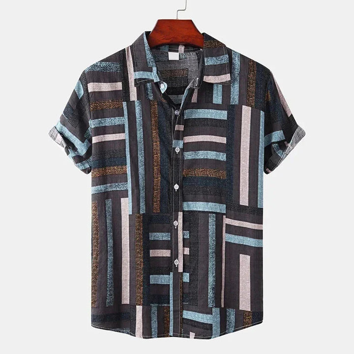 Herren Shirt | Grafikmuster | Kurzarm | Sommer