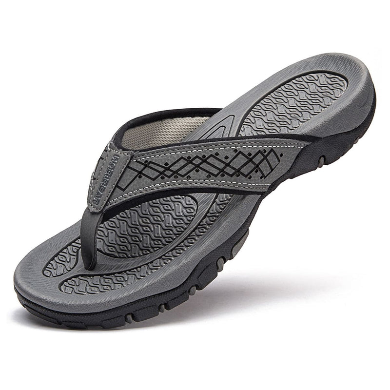 Herren Flip-Flops | Zum Hineinschlüpfen | Struktursohle | Sommer