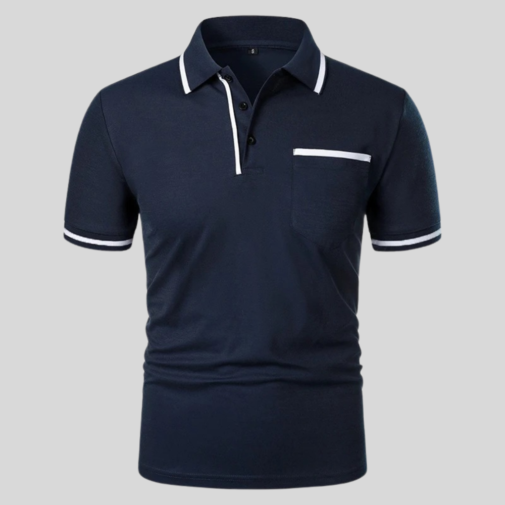 Herren Polohemd | Schmale Passform | Mit Knopfleiste | Sommer