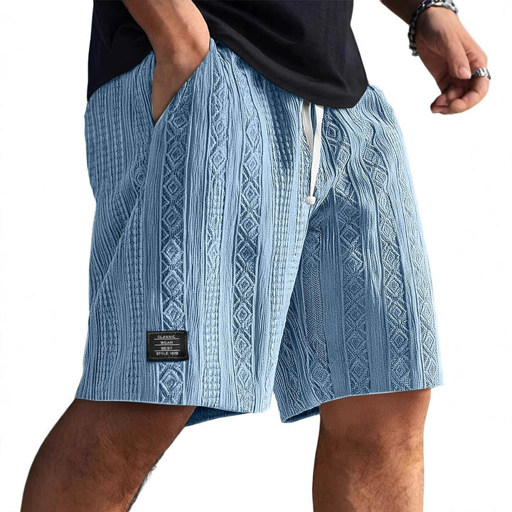 Herren Shorts | Locker | Mit Kordelzug Texture | Sommer