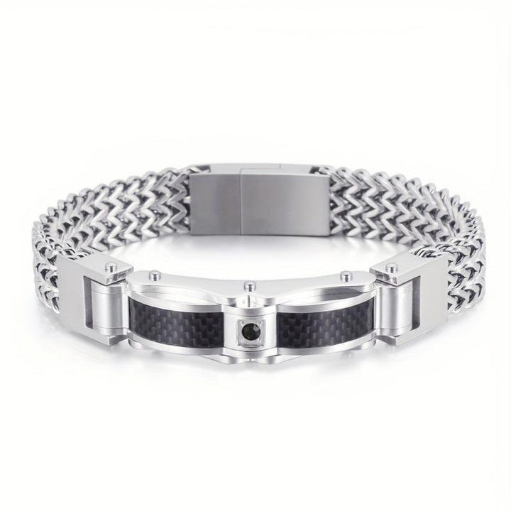 Herren Armband | Elegant | Magnetverschluss | Ketten Struktur