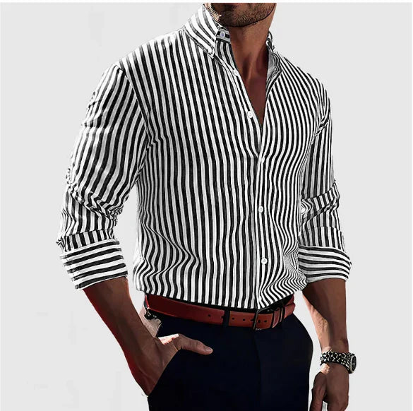 Herren Hemd | Straight | Mit Knöpfen | Sommer
