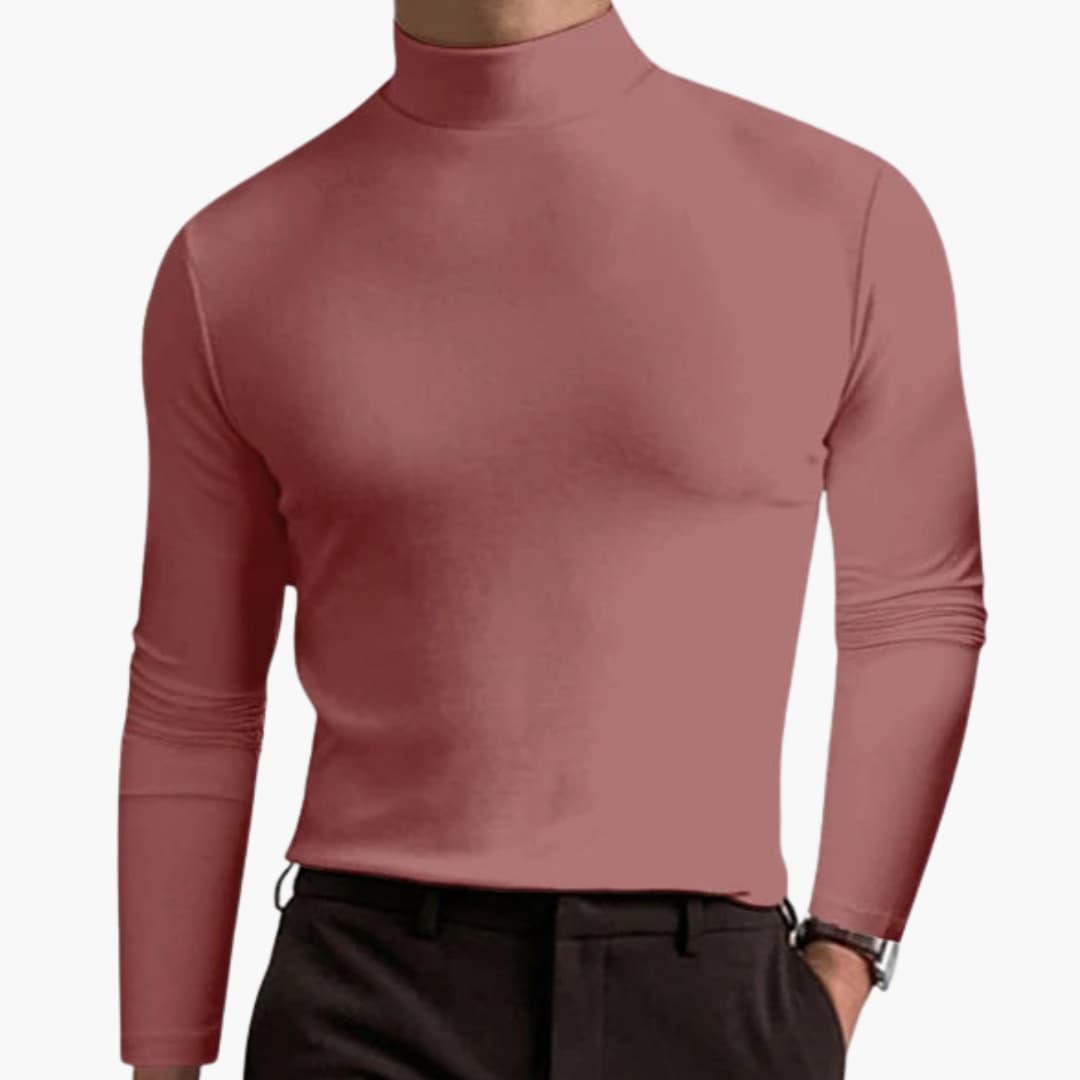 Rollkragenpullover Herren | Slim Fit Weiche Struktur | Modern Pullover Herren