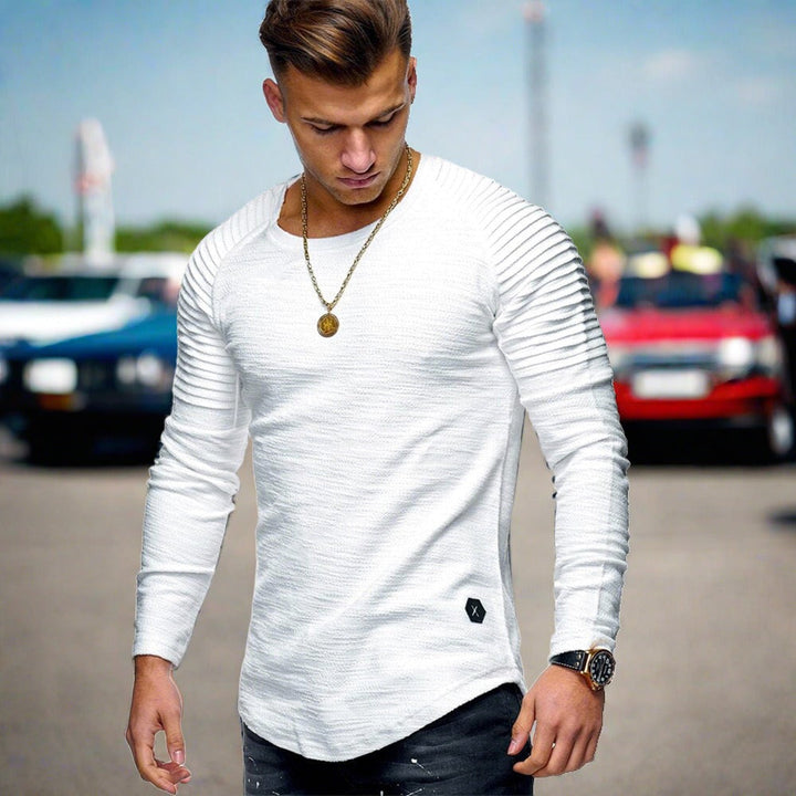 Herren Langarmshirt | Slimfit | Lange Ärmel | Sommer Apex