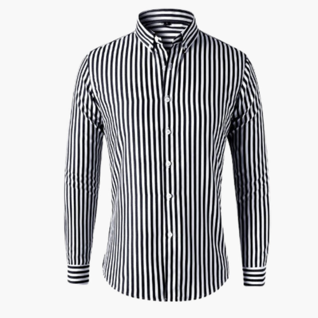 Herren Hemd | Slimfit | Streifenmuster | Sommer