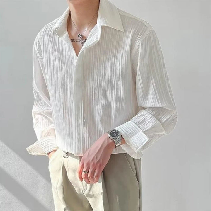 Herren Hemd | Elegant | Mit Knöpfen | Sommer