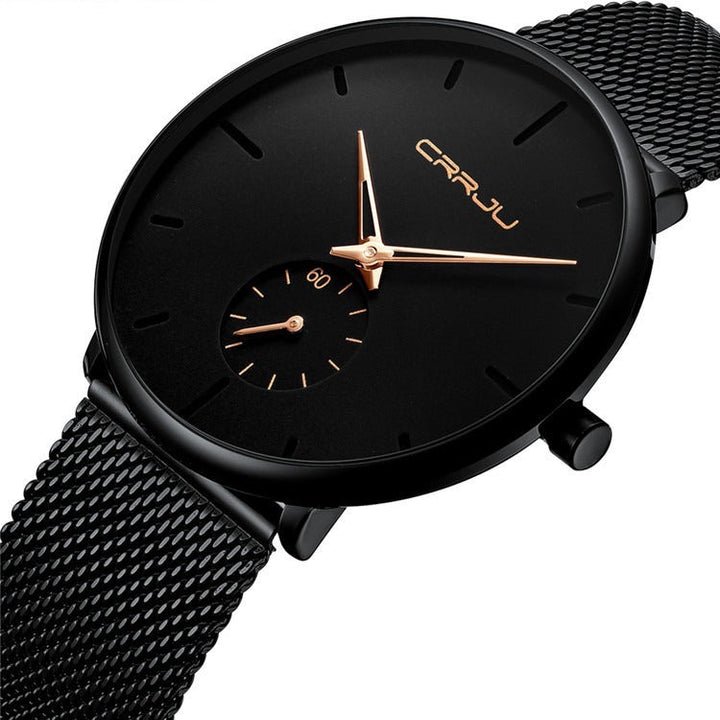 Herren Uhr | Minimalistisch | Meshband | Sommer Pulse