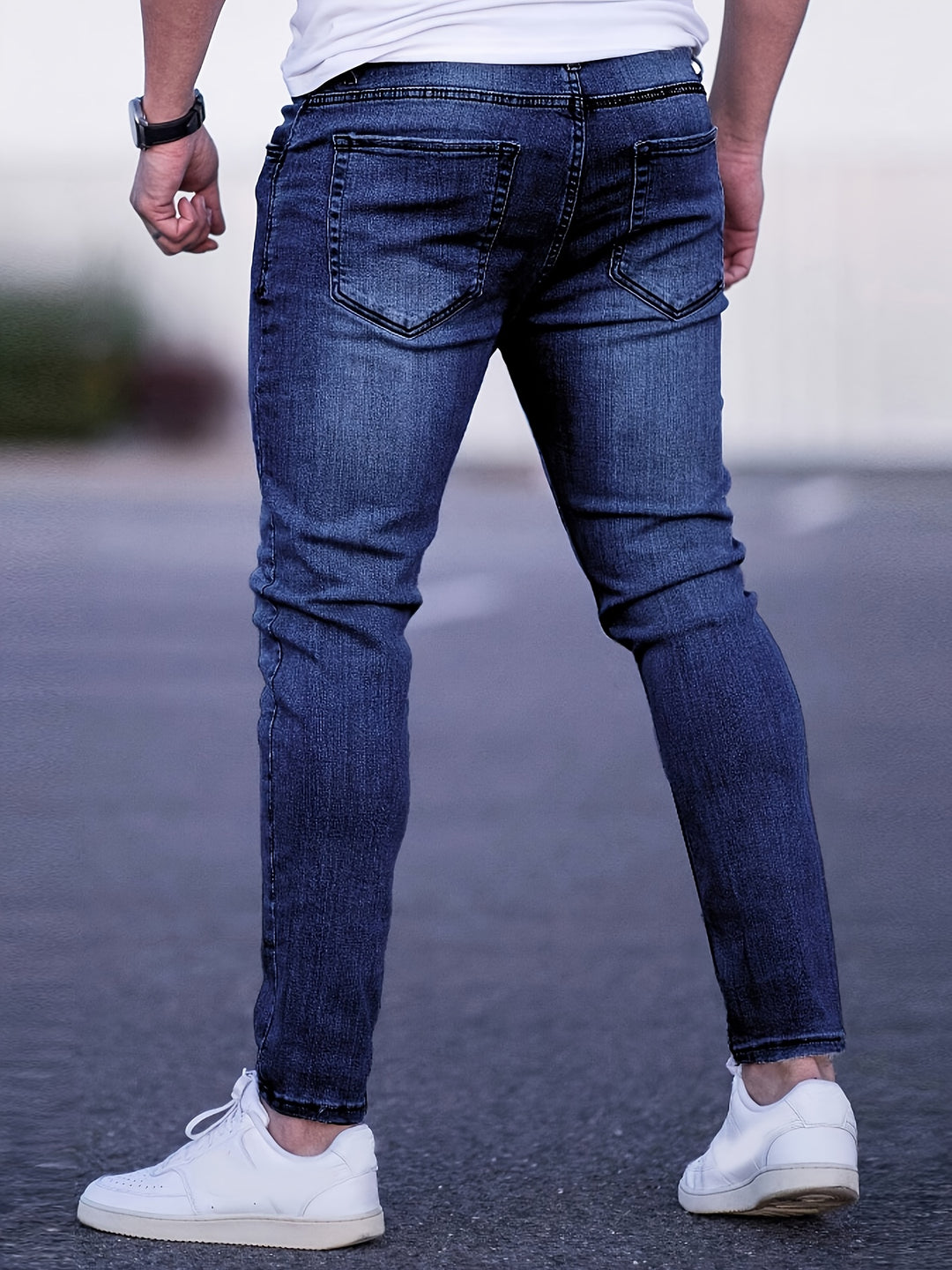Herren Jeans | Slimfit | Mit Knopfverschluss | Sommer
