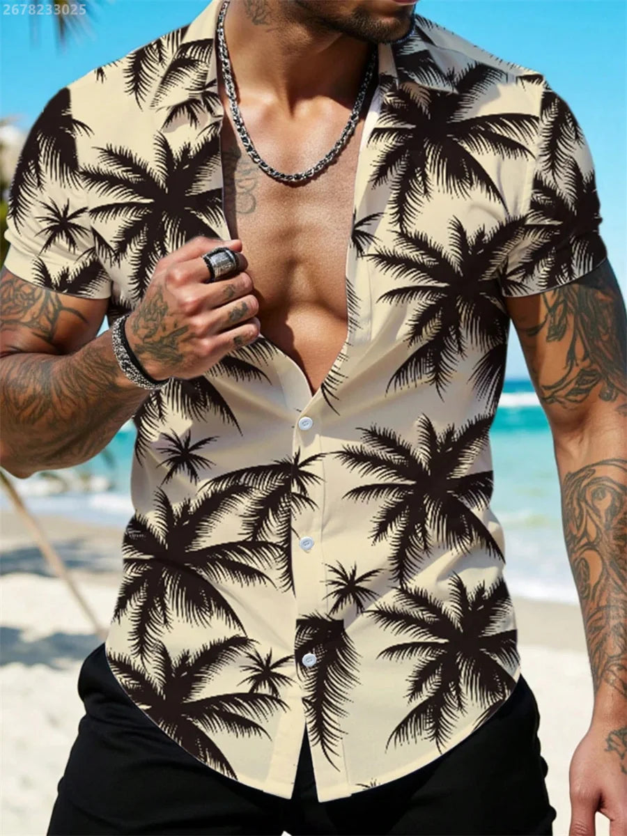Herren Shirt | Slim Fit | Mit Knöpfen | Sommer