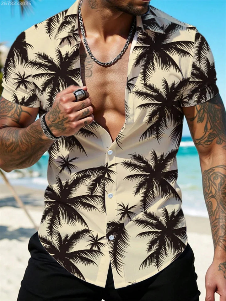 Herren Shirt | Slim Fit | Mit Knöpfen | Sommer
