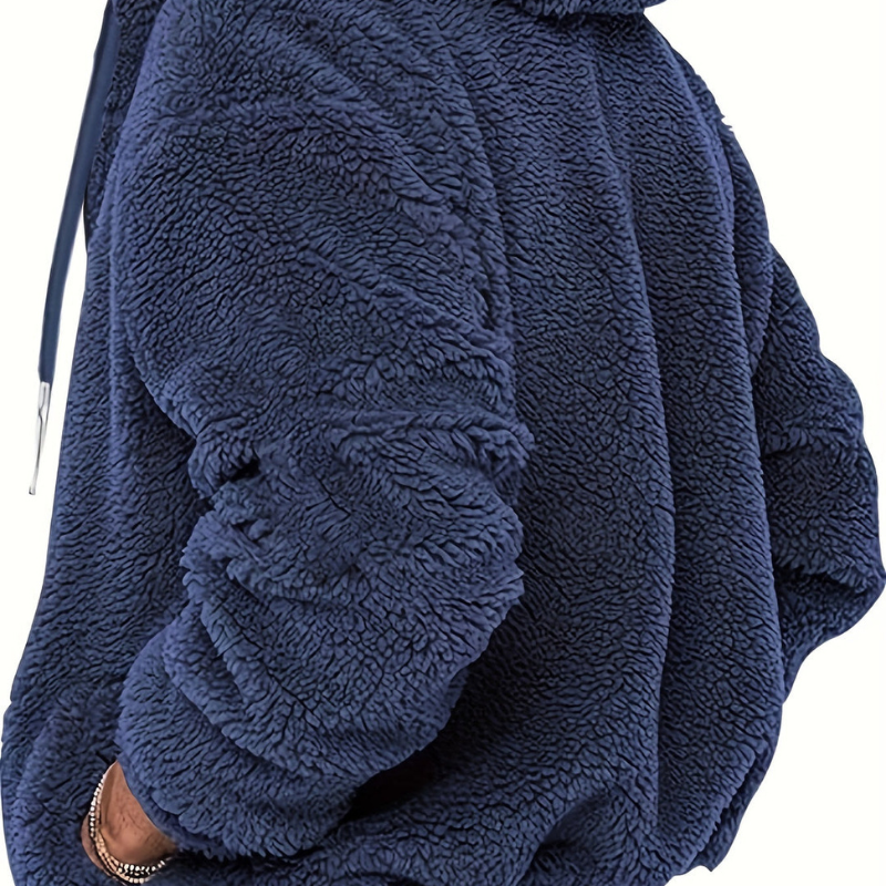 Winterjacke Herren | Warmes & Stilvolles Design | Jacke Herren mit Plüschkapuze